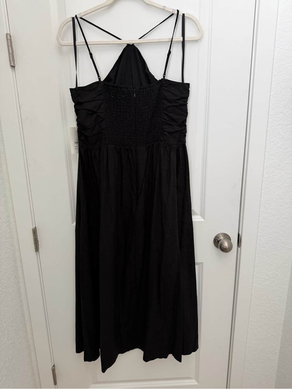✨NWT✨ FREE ASSEMBLY Strappy Ruched Midi Cutout Dress - Large - Picture 10 of 11